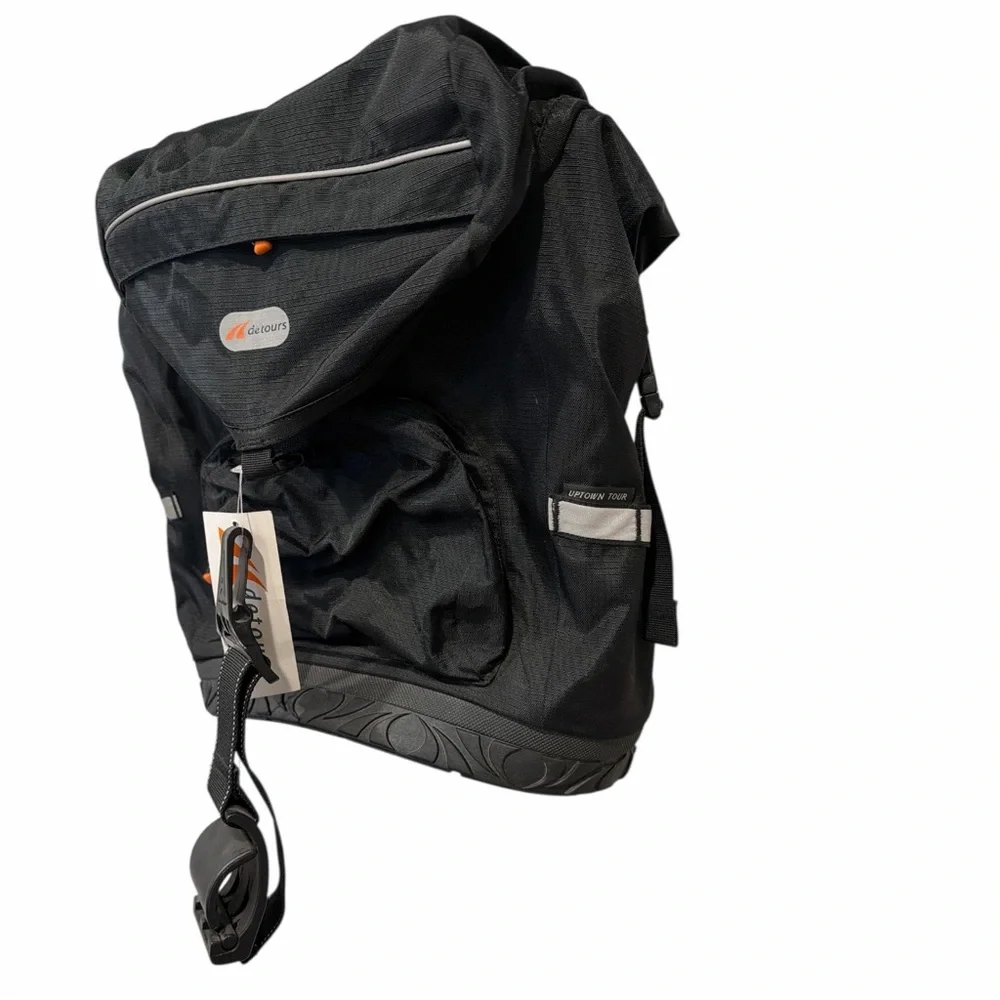 Detours Uptown Tour Waterproof Bike Pannier 23L Urban Commuter Cycling Bag NWT - Picture 3 of 10